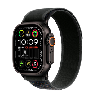 Watch Apple Watch Ultra 2 (2024) LTE 49mm Black Titanium Case with Trail Loop S/M - Black
